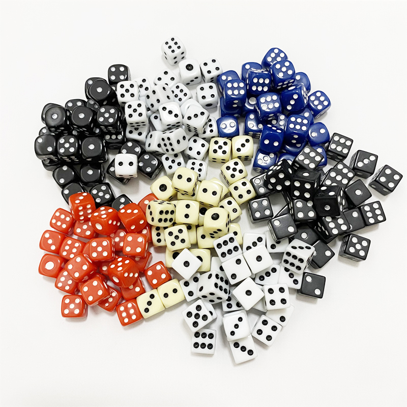 Gaming Accessories White - 50 шт., 10 мм, акриловые квадратные