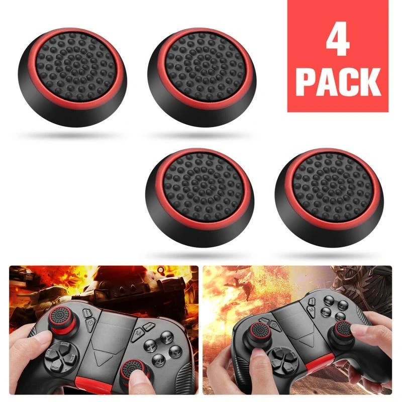 Gaming Accessories White - 4 шт./10 шт. нескользящие силиконовые аналоговые