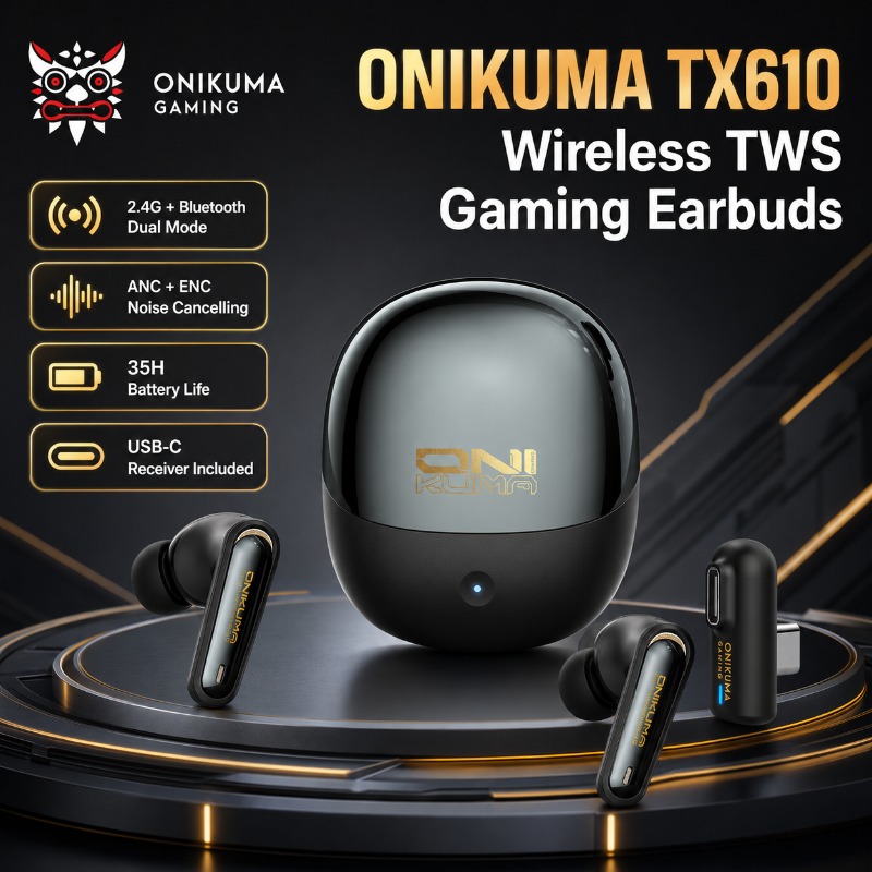 Gaming Accessories For Your Phone - Беспроводные игровые наушники ONIKUMA TX610 с