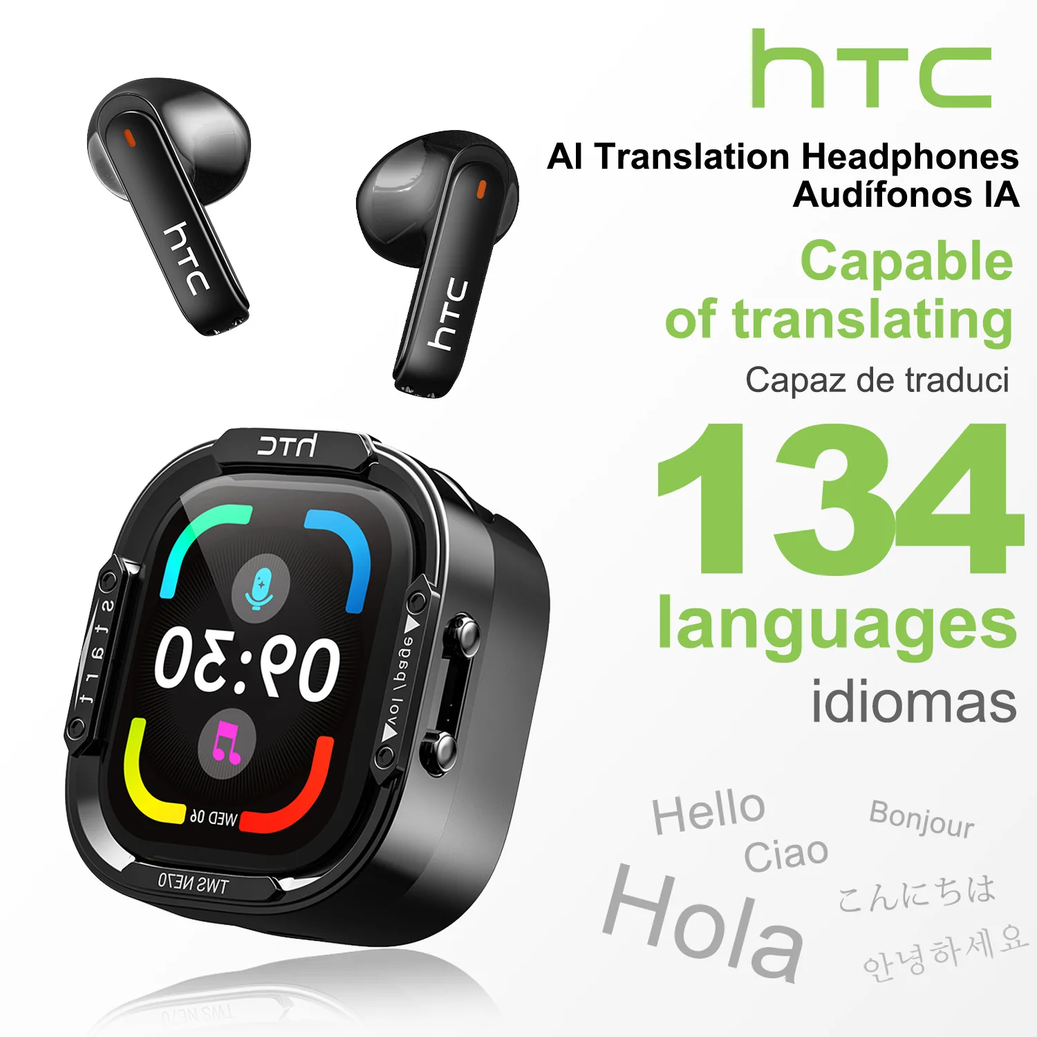 Gaming Accessories For Your Phone - Наушники HTC NE70 Bluetooth V6.0, беспроводные