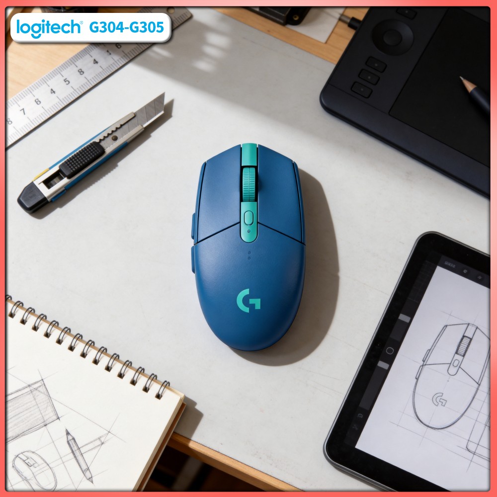 Essential Gaming Accessories - Игровая мышь Logitech G305 LIGHTSPEED, 12000