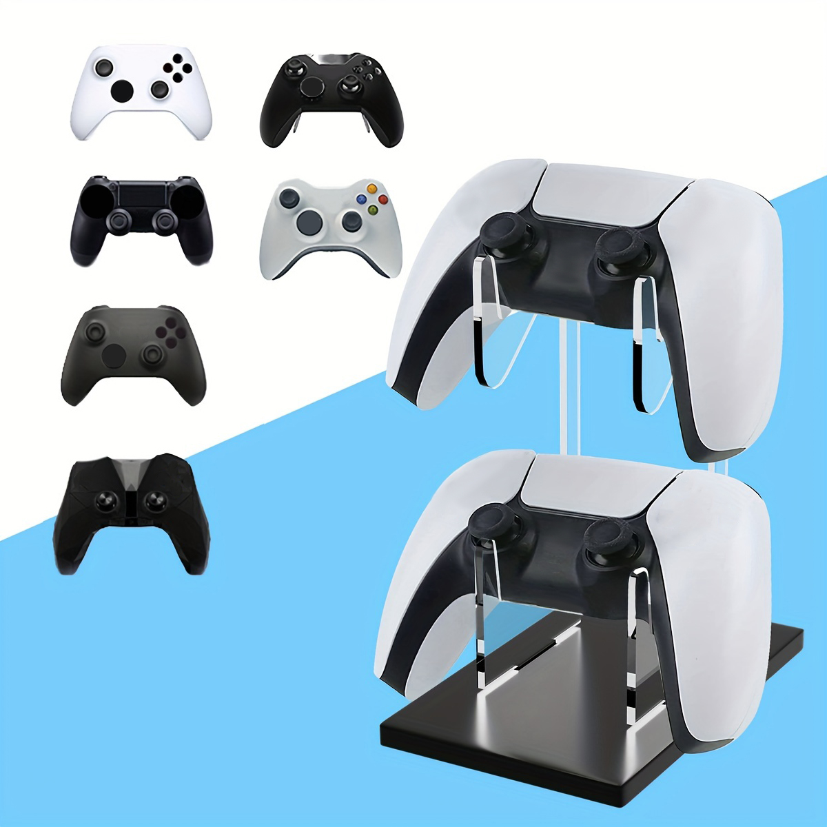 Gaming Accessories White - Универсальный двухслойный кронштейн игрового контроллера