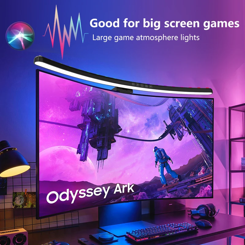 Gaming Accessories Led - Светодиодная RGB-лампа для монитора с музыкальным