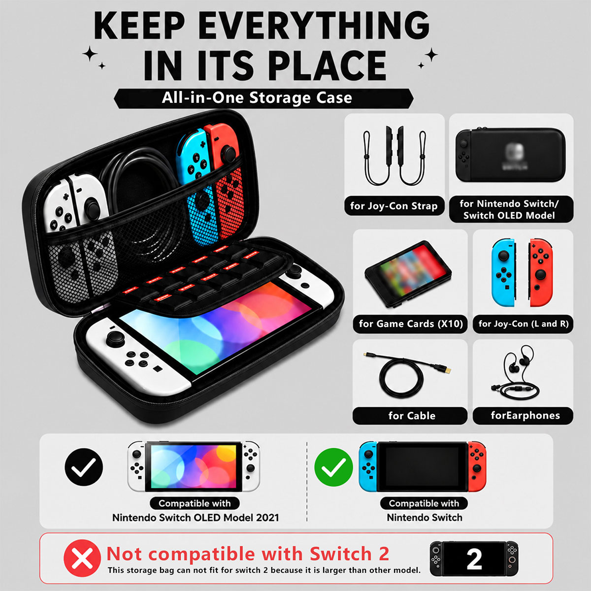 Портативный чехол для переноск – обзор и цена Gaming Accessories Bag
