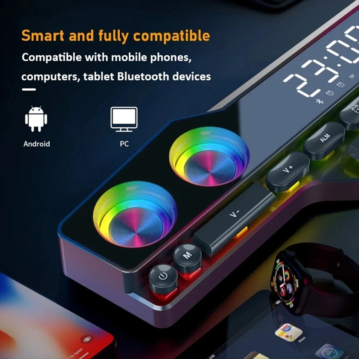 Игровые Bluetooth-колонки DTC5 – обзор и цена Gaming Accessories Led