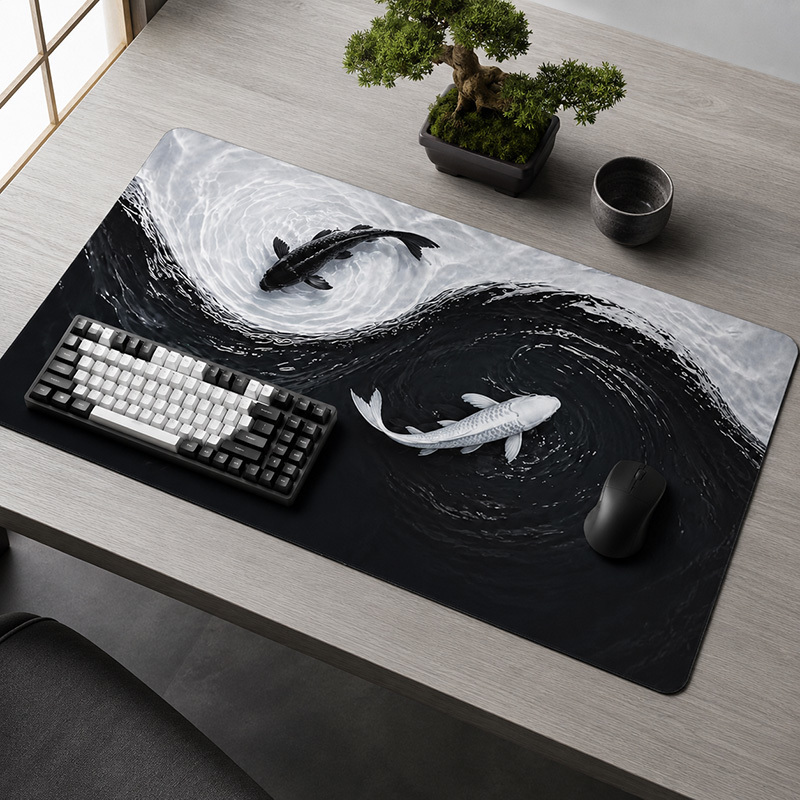 Черно-белый коврик для мыши Ko – обзор и цена Gaming Accessories White