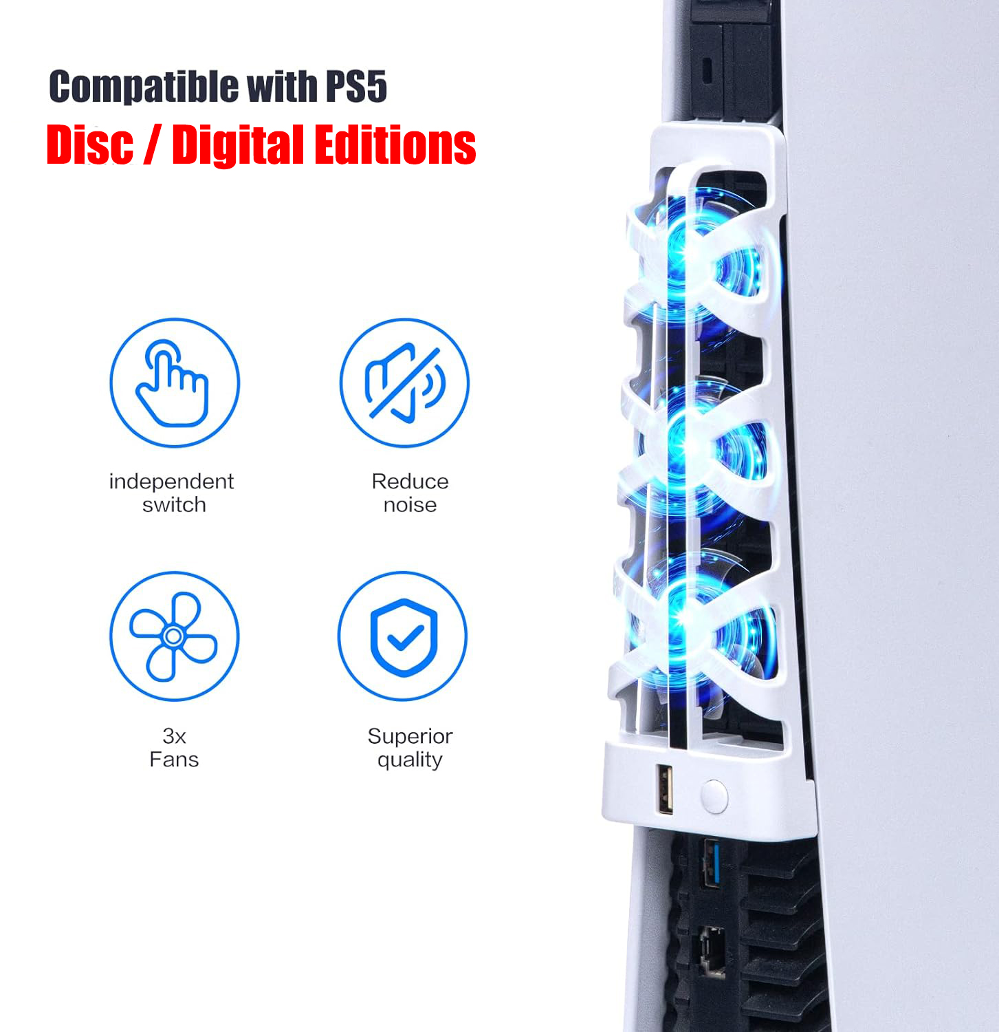 Бесшумный охлаждающий вентилят – обзор и цена Gaming Accessories Led